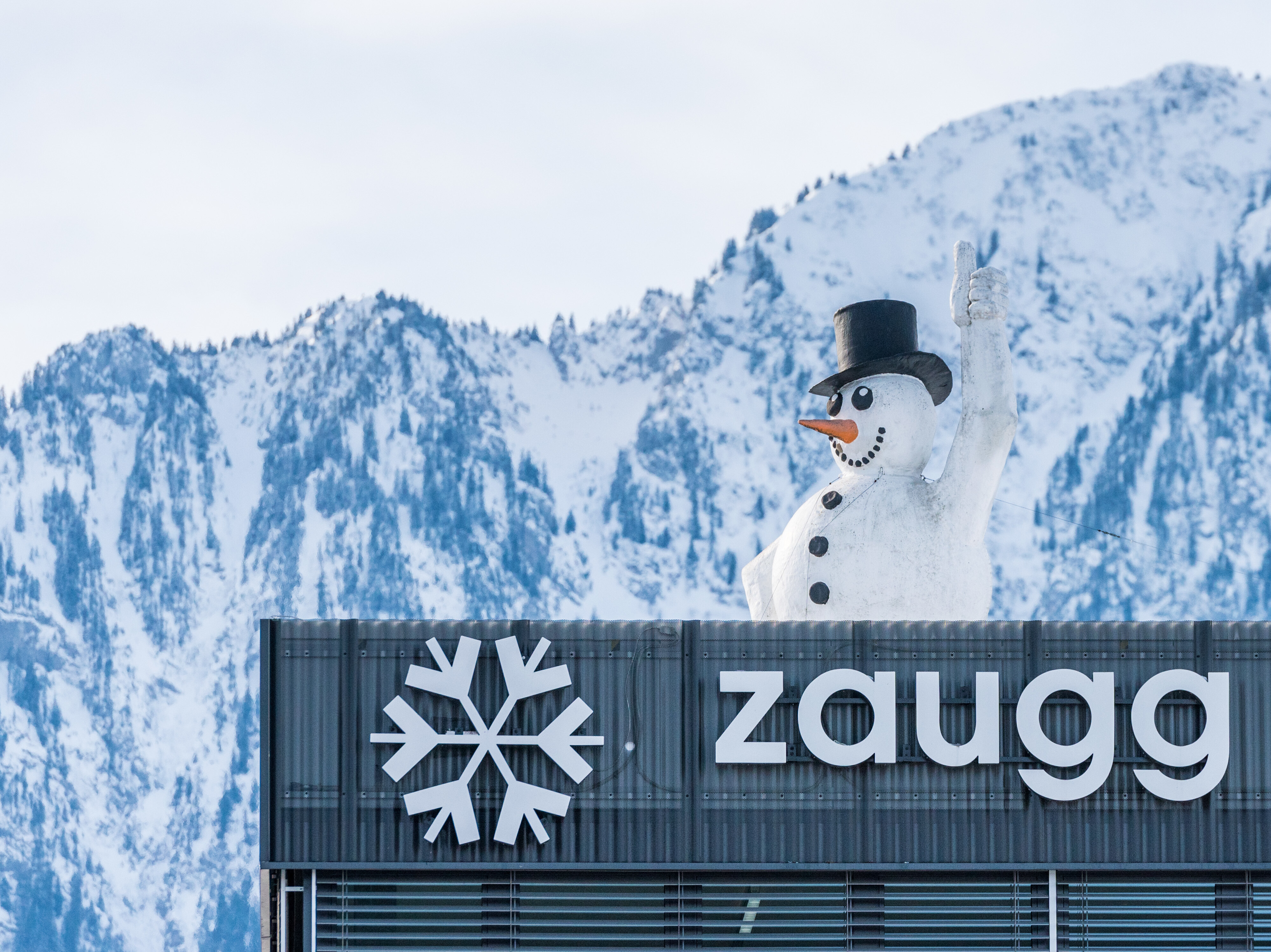 Nachhaltige Wärmepumpe der Zaugg AG auf einem Dach installiert - Energieeffiziente und nachhaltige Heizlösung für tiefe Betriebskosten und eine saubere Zukunft.