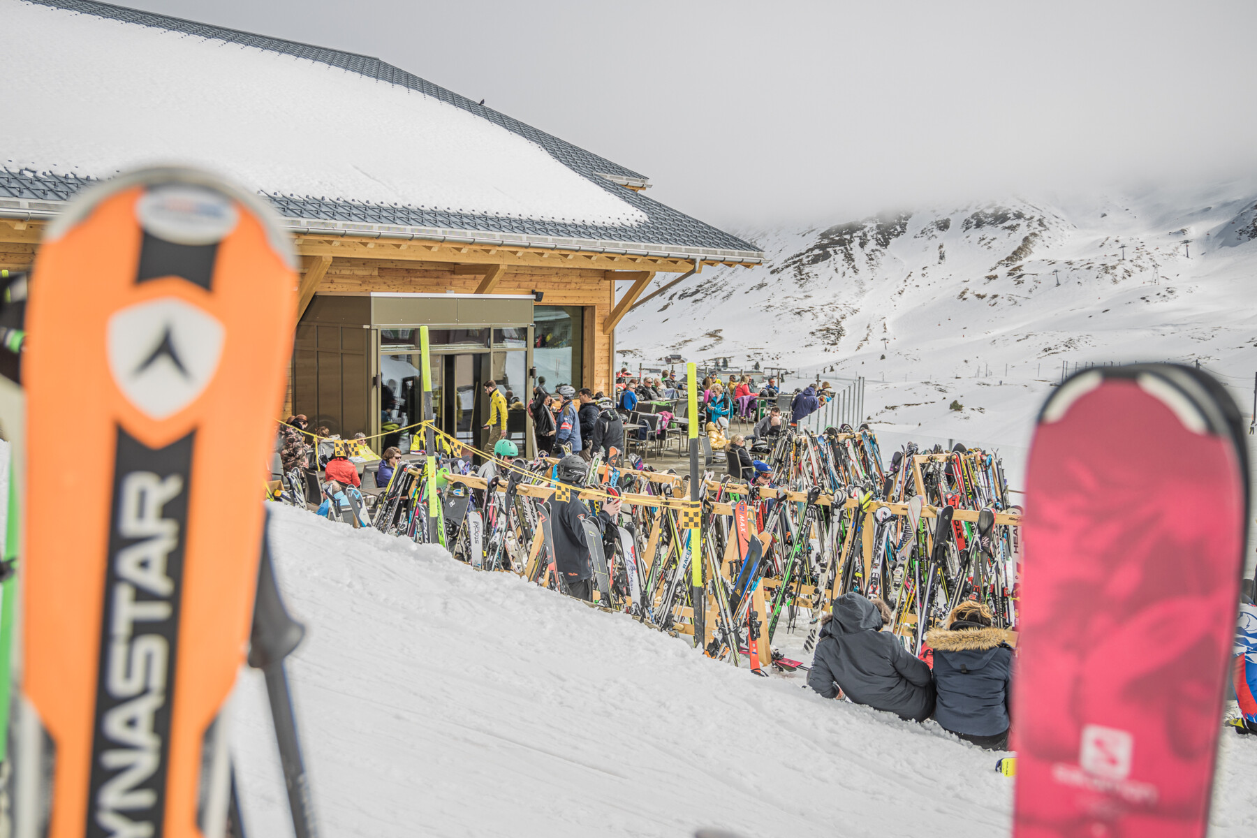 Bergrestaurant Ski Eigernordwand Kälte